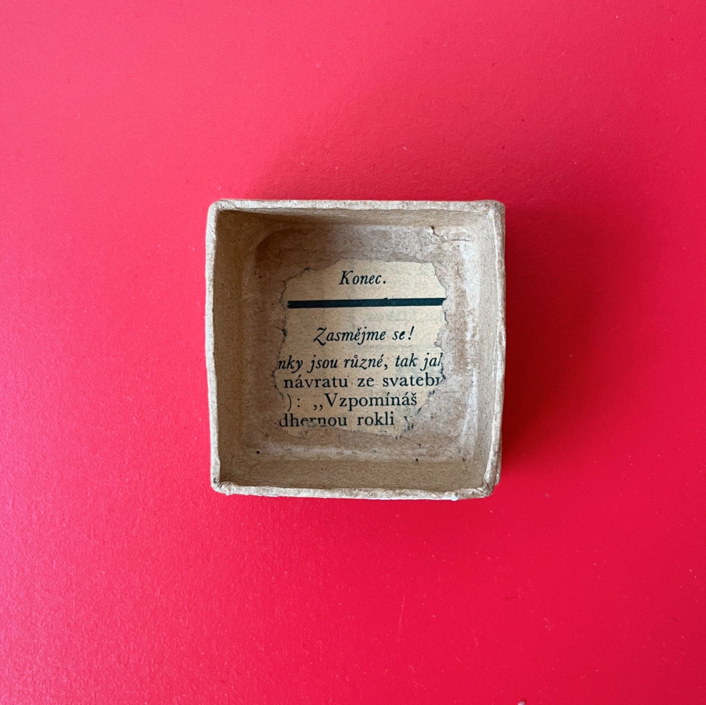 Koláž do krabičky